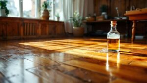 Parkett reinigen: Mit dieser Küchenzutat glänzt der Boden ohne Schlieren