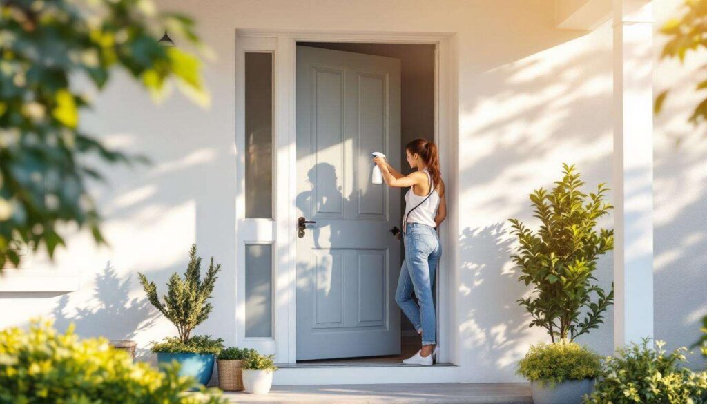 Essig am Hauseingang versprühen: Wozu es dient und warum es empfohlen wird