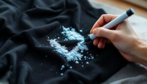 Bleichflecken auf schwarzer Kleidung retten: Der Textilstift-Trick, der funktioniert