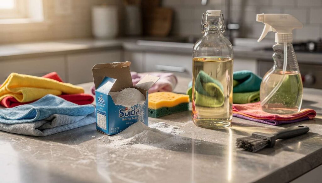 Warum Essig und Natron zusammen wirkungslos sind: Der Fehler, den fast alle machen